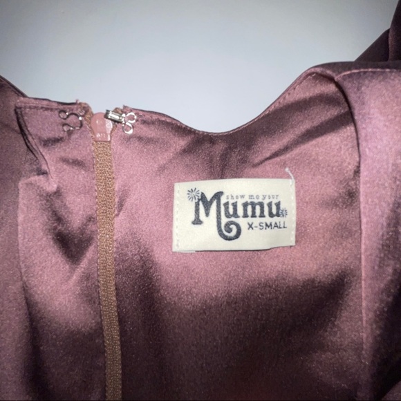 Show Me Your MuMu Rome Twist Gown Dusty Rose XS - Picture 12 of 17